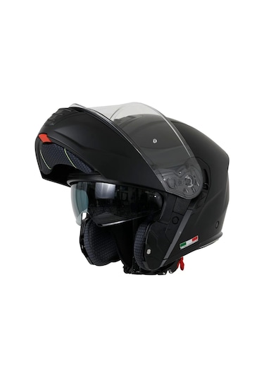 Sway Sw 917 Solid Flip Up Çene Açılır Kask Mat Siyah