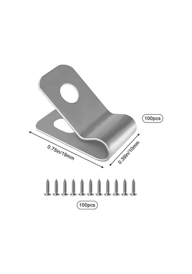Homyl Eskrim Montaj Klipsleri Tarımsal Için Taşınabilir 304-paslanmaz