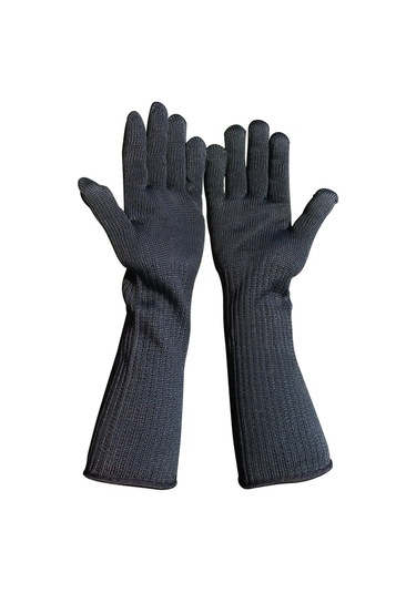 Kesilmeye Dayanıklı Eldivenler Uzun Önkol Paslanmaz Çelik Telli Yüksek Performanslı Seviye 5 Koruması