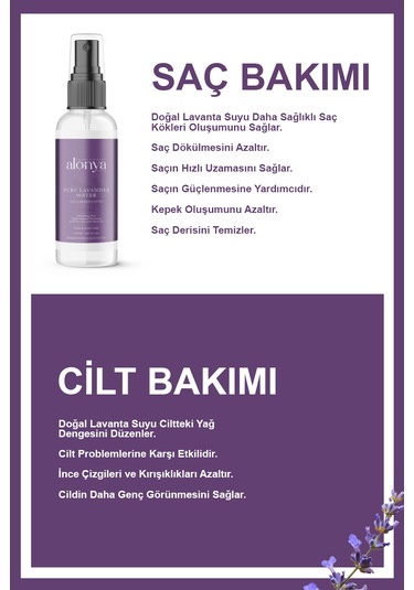 Pure Lavander Saf Lavanta Suyu Canlandırıcı Besleyici Bakım Toniğ