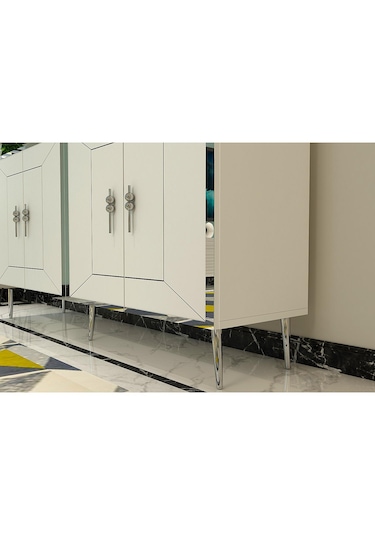 Arnoct Kb150 Konsol Beyaz-gümüş