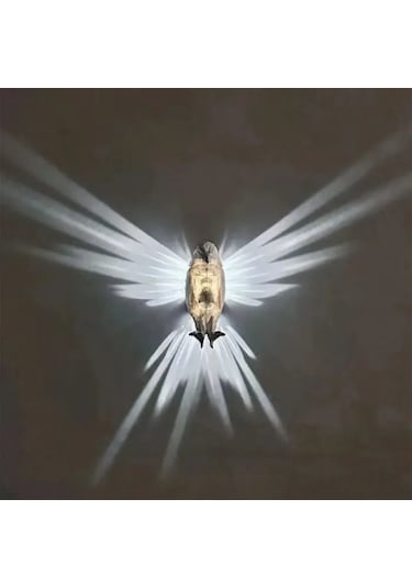 Ranyeek Usb Gerişimli 8w Soğuk Beyaz Işık Trapez Duvar Lambası, 6 Ampul, Hızlı Takılabilir Kanca Montajlı, Abs Plastik, Ip00, Programlanabilir Anahtar Beyaz