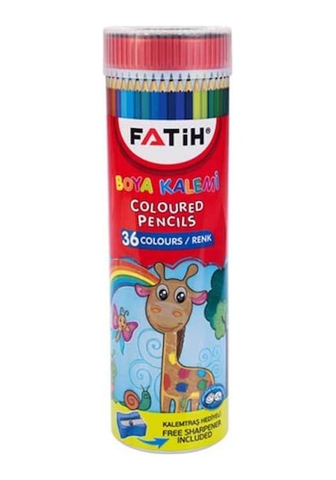 Fatih Kuruboya Tüplü 36 Renk Tam Boy