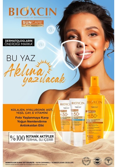 Bioxcin Sun Care Hassas Ciltler İçin Çok Yüksek Korumalı Güneş Kremi 50 SPF 50 Ml Hassas, Dry Touch, Mat