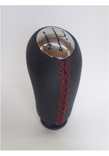 Dacia Duster Deri Vites Topuzu (Kırmızı Çapraz Dikiş) 2010-2020