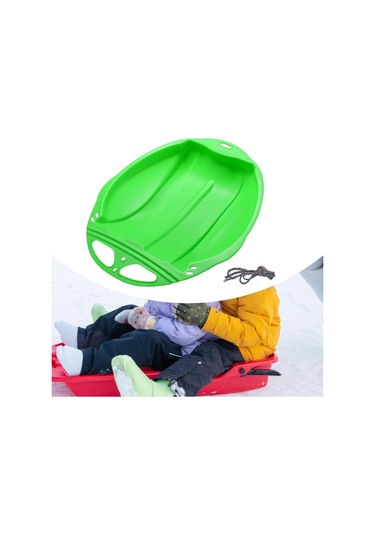 Homyl Kar Kızağı Büyük Kum Kayar Kızak Erkek Kız Çocuk Yeşil