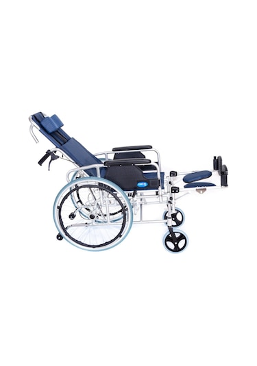 Medikaltec Comfort Plus Sırtı Yatar Ayak Tekerlekli Sandalye