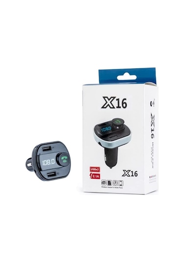 Araç Bluetooth Kit Fm Transmitter Cihazı Araba Çakmaklık Şarj