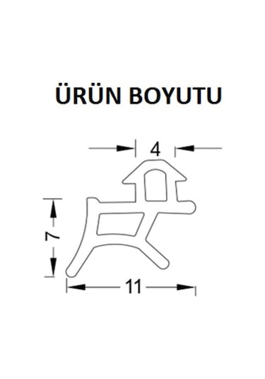 Pimapen Pvc Kapı Pencere Fitili Contası 25 Metre Siyah