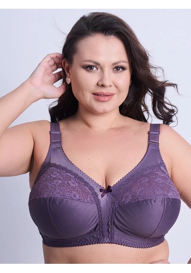 Lavandına Büyük Göğüsler İçin Balensiz Sütyen 148077149 Violet