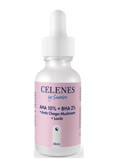 Celenes %Aha + %Bha + Arctic Chaga Mushroom + Lactic Yüz Serumu 30 ML