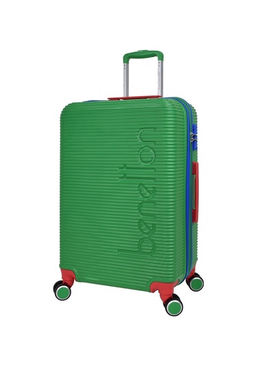 United Colors Of Benetton Lüx Abs Orta Boy Valiz Yeşil Bnt500 Yeşil