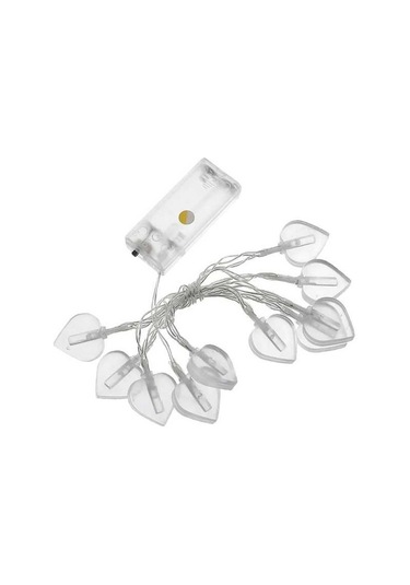 Pazly Suntek Renkli Mevsimlik Led Kalp Işıkları, Dize Dekoratif 10 Fy