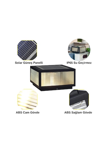 Forlife 60 Watt Solar Set/baba Duvar Üstü Dekoratif Armatür