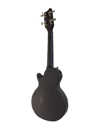 Carbon Fiber Ukulele Tam Profesyonel Ful Set Mat Siyah