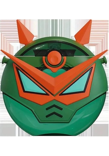 Vagon Coco Smile Özel Kutulu 630 Ml Pipetli Robot Temalı Tritan Su Matarası -boyun Askılı Yeşil