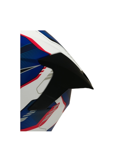 My Helmets Mks001-wbr Yarış Spoiler Güneş Vizörlü Şeffaf Full Face Motosiklet Kaskı Çok Renkli