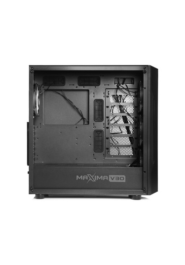 Dark Maxima V30 DKCHMAXV30 4x-Argb Fanlı Mid Tower Oyuncu Bilgisayar Kasası Siyah