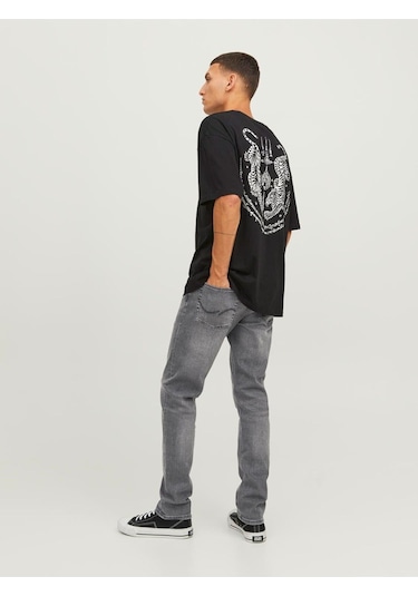Jack & Jones Erkek Jean-12243599 Siyah