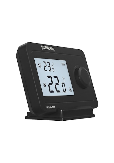 General HT250 SET Kablosuz Oda Termostatı Siyah