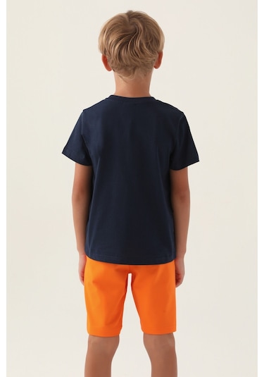 Rolypoly Felling Happy Lacivert Erkek Çocuk Bermuda Takım 5274-43013 Lacivert