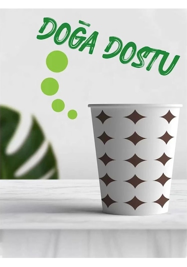 Karton Bardak 4 Oz Türk Kahvesi Espresso Bardağı 100'lü 100 adet