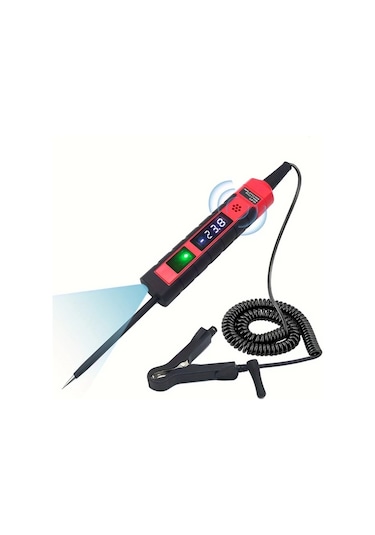 Xuweiwei Ns 870 4 36v Dc Otomotiv Devre Test Cihazi Lcd Dijital Voltmetre Polarite Gostergeli Aydinlatmali 141 7 Yayli Tel Asiri Voltaj Bip