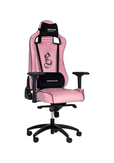 Pro Ayak Uzatmalı Kol Pedli Maximus Pembe Oyuncu Koltuğu -2 Pembe