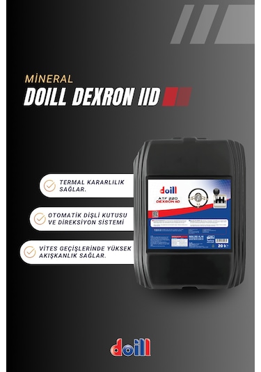 Doill ATF 220 Dexron II-D 2-D Direksiyon - Otomatik Şanzıman Yağı 20 L