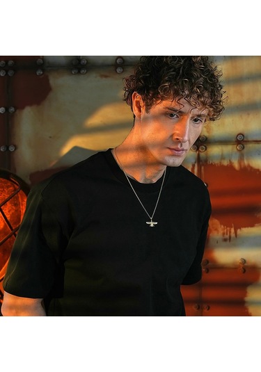 İpek Silver  925 Ayar Gümüş Ahura Mazda Unısex Kolye Gümüş