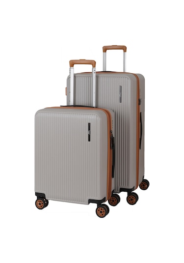 Baggaj V2521 Pc Valiz Sılver Set Beıge/champaıgne