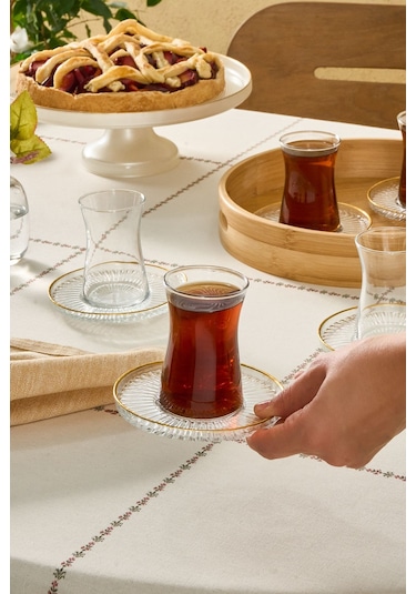 Karaca  Nilüfer 12 Parça Çay Seti