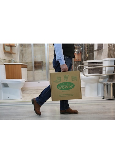 Wower Altın Katlanır Duş Oturağı Taburesi Altın