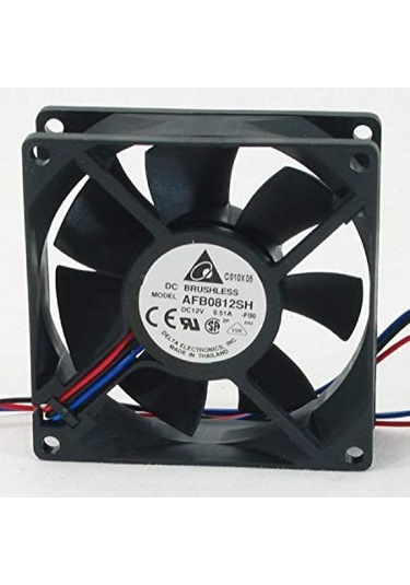 Delta Afb0812sh-f00 ,80x25mm 12vdc 47-cfm 3-kablo Fan