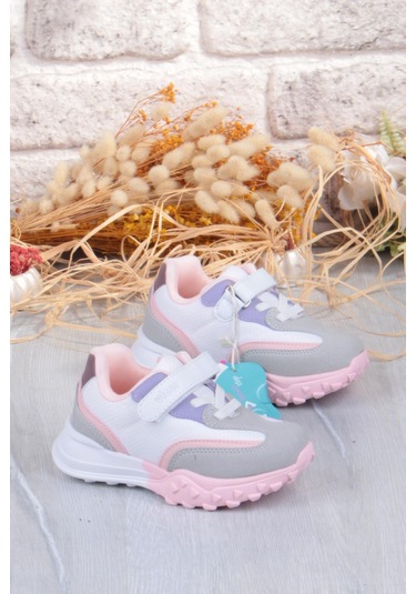 Vicco 346.b25k.253 Surf Beyaz Rahat Kız Çocuk Ayakkabı Beyaz