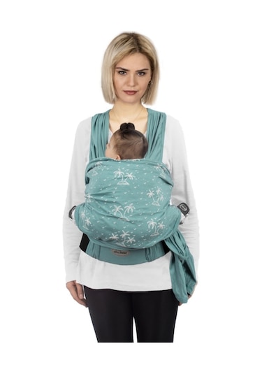 Sevi Bebe Art 571-15 Destekli Giymeli Sling Turkuaz