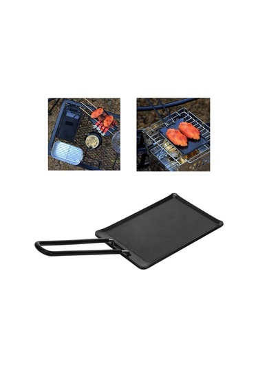 Mufunye Taşınabilir Barbekü Tepsisi, Tuzaklanmaz, Çadırcılık Ve Dış Mekanlar İçin Çok Renkli