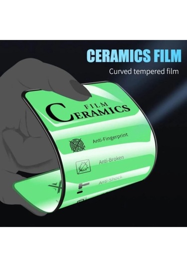 Op Reno 6 - Seramik Nano Kırılmaz Tam Kaplayan Ekran Koruyucu - Anti Static Özellikli