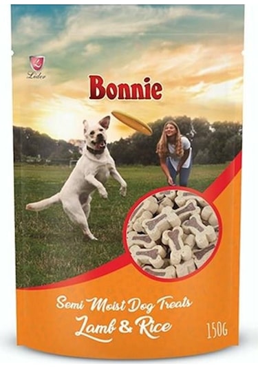 Bonnie Semi Moist Kuzu Etli Köpek Ödül Maması 150 G