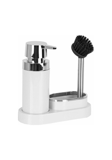 Primanova Polen Mutfak Sıvı Sabunluk Süngerlik Beyaz