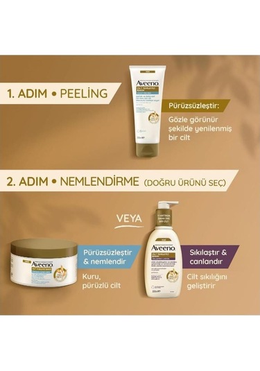 Aveeno Cilt Yenileyici Bakım Vücut Peeling 200 ML