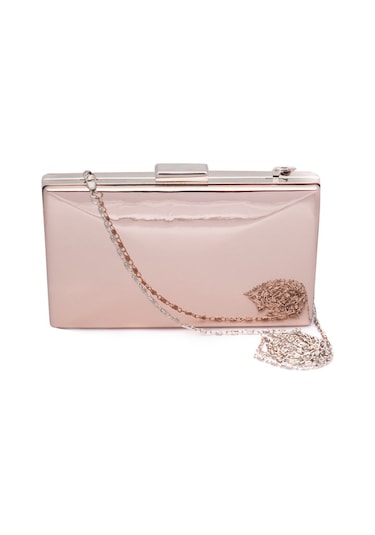 Lela Ayna Görünümlü Zincirli Bayan Abiye Çanta 347136Ayna L Rose