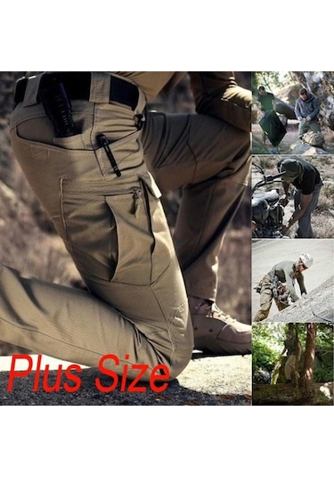 Erkek Savaş Açık Spor Trekking Pantolon Taktik Askeri Eşofman Altı Mücadele Çok Cepli Pantolon Ix9 Şehir Taktik Kargo Pantolon Asker Yeşili