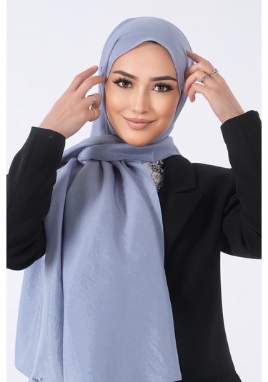 Harem Scarf Brisa Vual Şal - Kot Mavi - Kot Mavi