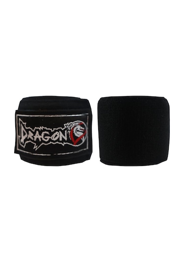Dragondo 83820 2 Metre Bandaj Çocuk Boks Bandajı Siyah