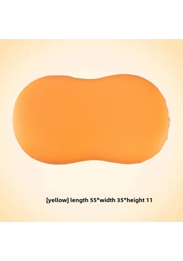 Mufunye Yumuşak Hafıza Köpük Kedi Belly Yastık - Boyun Ağrısı Alıcı, Uyku Kalitesini Artırıcı, 35x55cm 500g Sarı, Toptan Satış Sarı