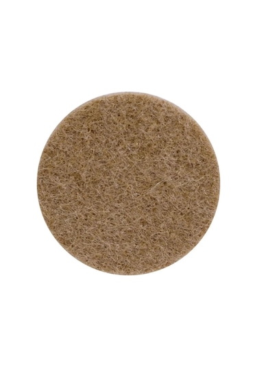 Yapışkanlı Yuvarlak Keçe Masa Sandalye Parke Zemin Ayak Koruyucu Kaydırmaz 20 Mm Keçesi 50'li Paket