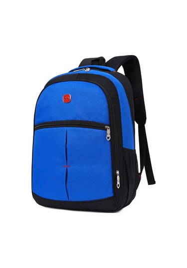 Erkekler İçin Şık Ve Dayanıklı Büyük Kapasiteli Oxford Kumaş Sırt Çantası, İş Seyahati, Okul, Üniversite, Ofis Ve Günlük Kullanım İçin Pratik Laptop Çantası, Modaya Uygun Tasarım Lacivert