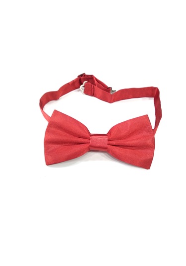 Saten Kumaş Kırmızı Çocuk Papyonu