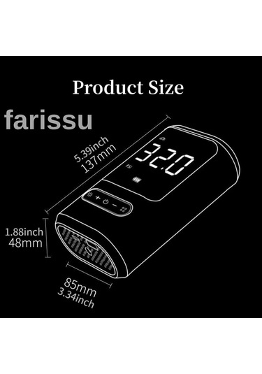 Taşınabilir Şarjlı Akıllı Lastik Şişirme Pompası Model: Atj-8466